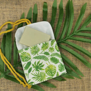 Pochette savon Jungle n°10, vue ouverte