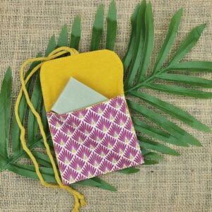 Pochette savon Jungle n°5, vue ouverte