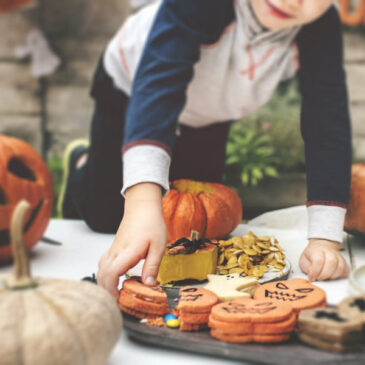 Enfant fêtant Halloween