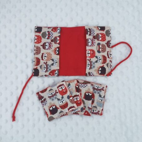 Pochette voyages lingettes Hiboux 1